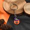 Alloy and Resin Pendant Keychain KEYC-JKC00895-2