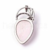 Natural Rose Quartz Pendants G-I220-G04-2