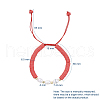 Adjustable Nylon Thread Braided Bead Bracelets BJEW-JB05124-6