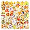 50Pcs Cartoon Leaf Paper Sticker STIC-C012-12-2