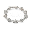 304 Stainless Steel Stretch Bangles for Women BJEW-P315-02C-P-4