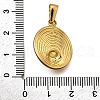 Plastic Pearl Pendants STAS-Q360-06A-G-3