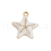 304 Stainless Steel Enamel Pendants STAS-I325-062G-01-1