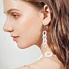 CHGCRAFT 100Pcs 2 Style Acrylic Linking Rings OACR-CA0001-03-6