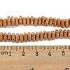 Electroplated Natural Lava Rock Beads Strands G-I360-H01-02-4