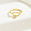 925 Sterling Silver Pave Cubic Zirconia Finger Rings for Women QN1296-3-3