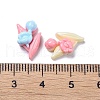 Opaque Cute Resin Decoden Cabochons RESI-B024-03M-3