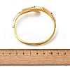 304 Stainless Steel Rhinestone Hinged Bangles for Women BJEW-U029-01G-3