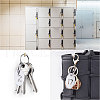 Globleland 30 Sets 30 Styles Stainless Steel Keychains KEYC-GL0001-15-6