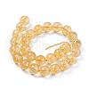 Natural Citrine Beads Strands G-E326-14mm-01-2