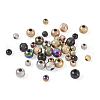 Mega Pet 40Pcs 10 Style Textured 304 Stainless Steel Beads STAS-MP0001-09-13