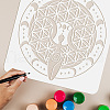 PET Hollow Out Drawing Painting Stencils DIY-WH0391-0466-3