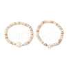 Natural Cultured Freshwater Pearl & Synthetic Turquoise Beads Stretch Bracelets BJEW-JB11875-2