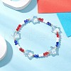 Glass Beads Stretch Bracelets for Women BJEW-TA00597-1