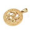 304 Stainless Steel Pendants STAS-C131-03G-06-2