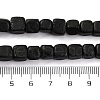 Natural Black Onyx Beads Strands G-G177-E16-02-4