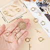 Beebeecraft Brass Toggle Clasps KK-BBC0013-26G-3