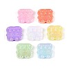 UV Plating Opaque Acrylic Beads OACR-T028-53-1