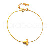 304 Stainless Steel Serpentine Chain Bracelets BJEW-H608-01G-T-2