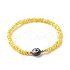 Glass Seed Beads Stretch Bracelets Set BJEW-JB07410-4