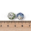   60Pcs 6 Color Handmade Polymer Clay Rhinestone Beads PORC-PH0001-38-3