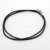 Leather Cord Necklace Making MAK-F002-09-1