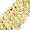 Natural Lemon Quartz Beads Strands G-P568-C02-01-2