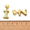26Pcs Brass Micro Pave Cubic Zirconia Pendants KK-R218-12G-3