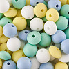 80Pcs 8 Style Food Grade Eco-Friendly Silicone Beads SIL-TA0001-03-13