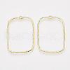 Alloy Open Back Bezel Pendants PALLOY-S121-81-1