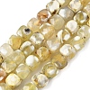 Natural Fire Crackle Agate Beads Strands G-H078-C49-6mm-05-2
