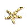304 Stainless Steel Crystal Pendants STAS-E550-06G-2
