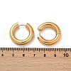 202 Stainless Steel Polishing Hoop Earrings EJEW-M106-02G-04-5