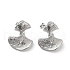 Non-Tarnish 304 Stainless Steel Stud Earrings for Women EJEW-D095-01P-1