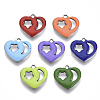 201 Stainless Steel Enamel Charms STAS-N088-13-2