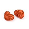 Heart Shaped Polymer Clay Rhinestone Beads CLAY-NH0002-02A-2