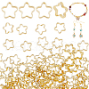   120Pcs Rack Plating Brass Bead Frames KK-PH0010-78G-1