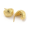 Rack Plating Brass Teardrop Stud Earrings EJEW-K263-21G-2