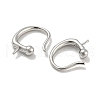 Rhodium Plated 925 Sterling Silver Ear Cuff Findings STER-Q192-28P-2