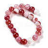 Natural Striped Agate/Banded Agate Beads Strands G-Z060-A01-B15-3