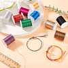 10 Rolls 10 Colors Waxed Nylon Cord DIY-WH0656-17A-5