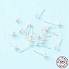 925 Sterling Silver Post Stud Earring Settings STER-P047-06A-S-4