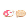 Alloy Enamel Pendant PALLOY-N160-83-2