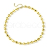 Ion Plating(IP) 304 Stainless Steel Bead Necklaces for Men Women NJEW-C053-05B-G-1