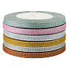 Fashewelry Glitter Metallic Ribbon SRIB-FW0001-02-1