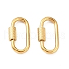 304 Stainless Steel Locking Carabiner STAS-C092-04D-G-1
