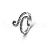 925 Sterling Silver Open Cuff Rings for Women FS-WGB1724-01-3