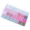 DIY 28 Style Resin & Acrylic & ABS Beads Jewelry Making Finding Kit DIY-NB0012-03G-3