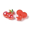 Glitter Plated Resin Cabochons RESI-H163-11A-2