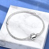 Brass Snake Chain Link Bracelets for Men Women BJEW-G736-06P-2